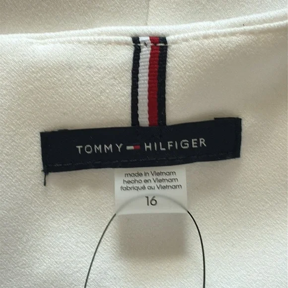 NWT gorgeous Tommy Hilfiger sleeveless striped dress Size 16 hidden zipper - Picture 4 of 10